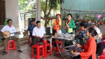 Câu lạc bộ hát chèo xã Tiến Hưng (TP. Đồng Xoài) sinh hoạt thường kỳ vào chủ nhật hàng tuần